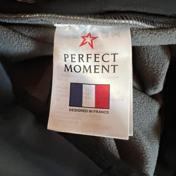 Perfect Moment Black High-Waist Aurora Softshell Ski Pants Flared Leg L/XL - Picture 11 of 12